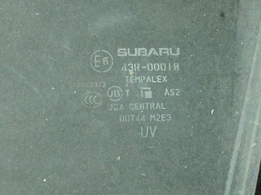 Скло дверей переднє праве SUBARU FORESTER S13 2014-2018 61011SG000, 61011SG000, A