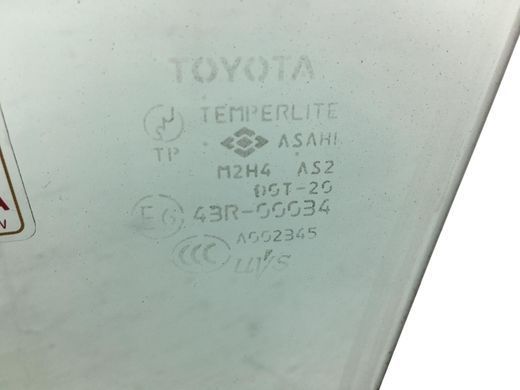 Скло дверей переднє праве TOYOTA RAV4 CA30W 2005-2010 68101-42160, 68101-42160, A