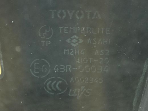 Скло дверей переднє праве TOYOTA RAV4 CA30W 2005-2010 68101-42160, 68101-42160, B