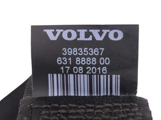 Ремінь безпеки передній правий VOLVO S90 SPA 2016-2020 (31322638) 39835367, 39835367, A