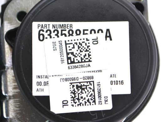 Ремінь безпеки задній правий KIA SPORTAGE 4 QL 2015-2018 89820D9500BGJ, 89820D9500BGJ, A