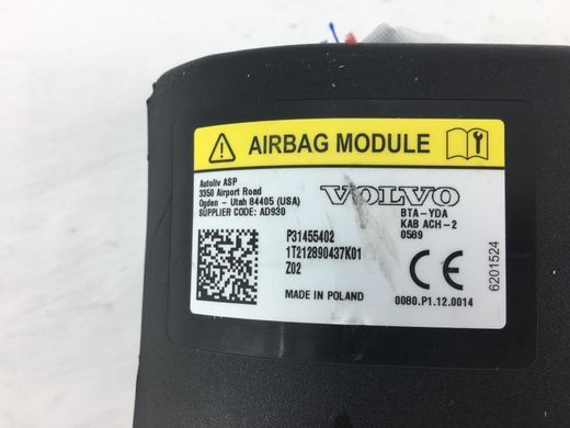Подушка безопасности передняя левая VOLVO XC40 2017- (стріляна) 31455402, 31455402, C