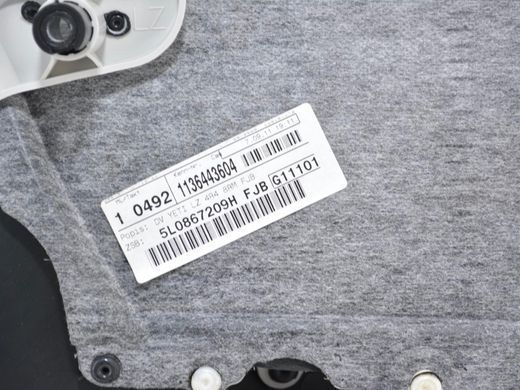Карта двери задняя левая SKODA YETI 2009-2013 5L0867211, 5L0867211, B