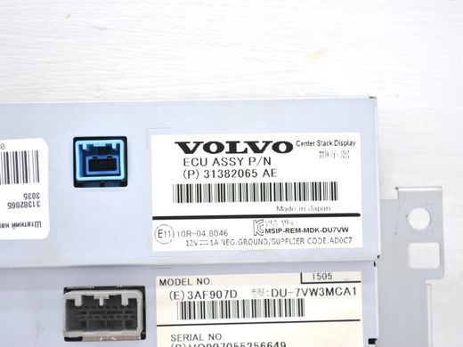 Штатный навигатор VOLVO XC60 2013-2017 31382065, 31382065, A