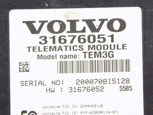 Блок управления телефоном VOLVO V60 Y20 2013-2018 31676051, 31676051, A