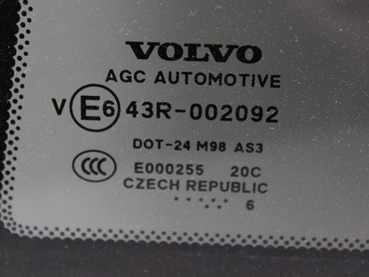 Стекло двери заднее левое VOLVO XC90 2015-2019 31352994, 31352994, B