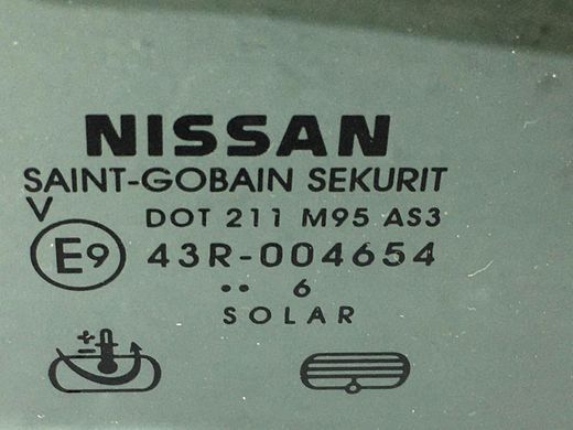 Стекло двери заднее правое NISSAN PATHFINDER R51 2005-2014 82300EB33A, 82300EB33A, A