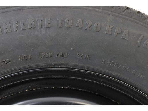 Запаска/Докатка 18 5* LAND ROVER RANGE ROVER EVOQUE L538 2015-2018 (диск 4,00Bх18 ET15, 5х108, BL32-6A, шина CONTINENTAL T155/85 R18 115M, Німеччина 2015р.) LR028213, LR028213, A