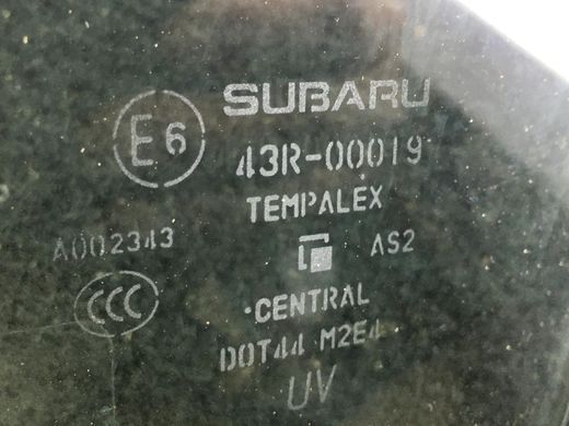 Стекло двери переднее левое SUBARU FORESTER S14 2018-2021 61011SJ010, 61011SJ010, B