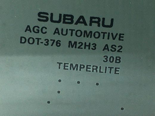 Стекло двери заднее правое SUBARU IMPREZA GT7 2016- 62011FL10A, 62011FL10A, A