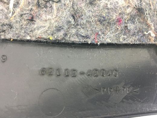 Накладка стойки лобового стекла нижняя левая внутренняя TOYOTA RAV4 CA30W 2005-2010 6211242040, 6211242040, A