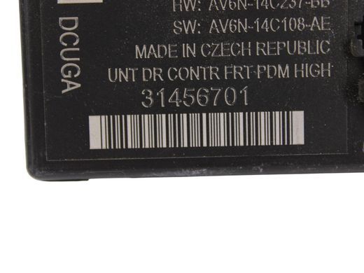 Блок управления двери передний правый VOLVO V60 Y20 2013-2018 31456701, 31456701, A