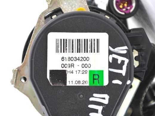 Ремінь безпеки передній правий SKODA YETI 2009-2013 5L0857702A, 5L0857702A, A