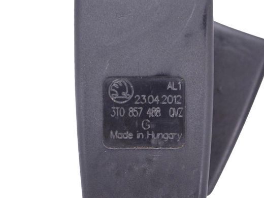 Фіксатор ременя задній SKODA SUPERB 3T 2008&ndash;2013 3T0857488, 3T0857488, A