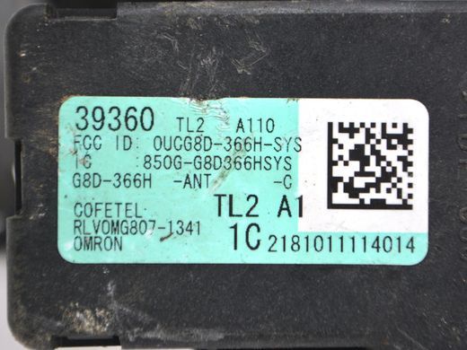 Блок вимірювання тиску в шинах ACURA MDX 2008-2013 39360TL2A11, 39360TL2A11, A