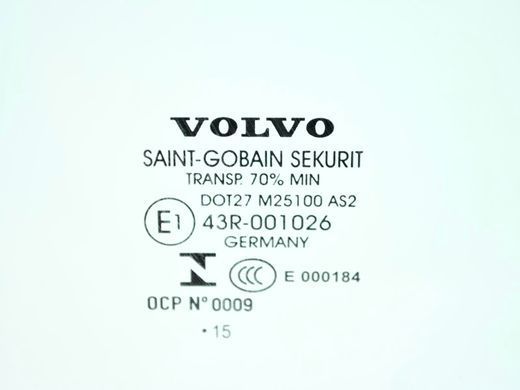 Стекло двери переднее правое VOLVO XC60 2013-2017 31386795, 31386795, B