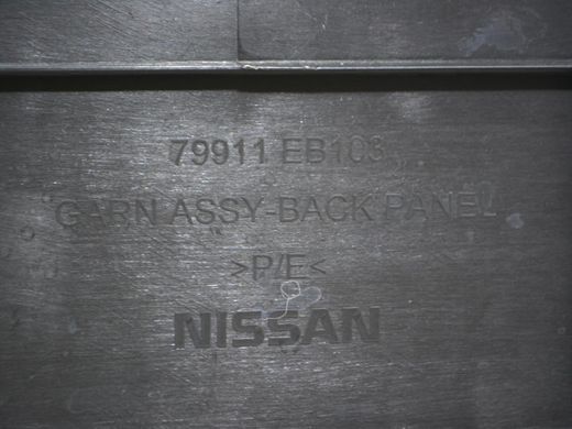 Карта спинки сидіння задня NISSAN NAVARA D40 2005-2010 79911EB103, 79911EB103, A