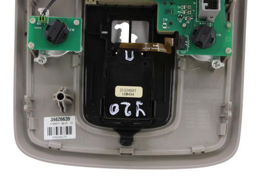 Плафон освещения салона верхний передний VOLVO V60 Y20 2013-2018 39826639, 39826639, A