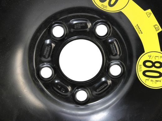 Запаска/Докатка 18 5* VOLVO XC90 2015-2019 (31317720, диск 4.00Bx18 PCD 5x108 ET20 D63,4, шина CHAO YANG T125/80 R18 100M, Китай 2015р.) 31362275, 31362275, A