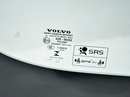 Стекло лобовое/ветровое VOLVO S60 Y20 2013-2018 (31402732) 31402731, 31402731, B