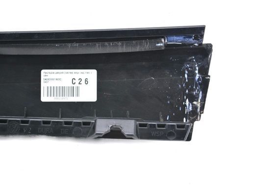 Накладка двери верхняя задняя левая внешняя VOLKSWAGEN TIGUAN 2007-2011 5N0839901A03C, 5N0839901A03C, B