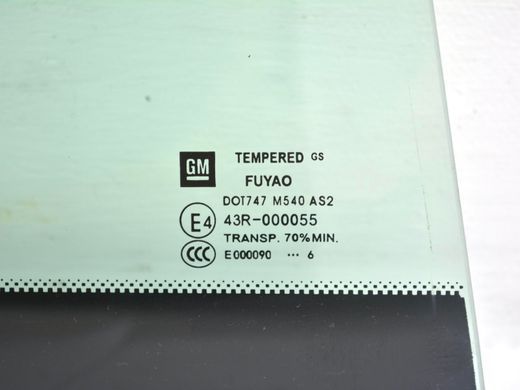 Стекло двери заднее правое OPEL INSIGNIA 2013-2017 13319256, 13319256, A