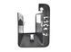 Заглушка сиденья передняя правая LAND ROVER FREELANDER 2 L359 2006-2010 (6H52618K88ABW) LR002099, LR002099, B