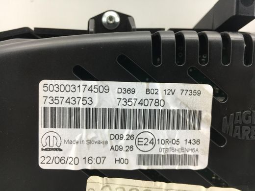 Панель приборов JEEP RENEGADE 2018- (554003170101) 6ZQ50KXHAA, 6ZQ50KXHAA, A