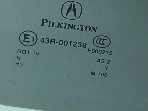 Скло дверей заднє праве ACURA TLX 2014-2018 73450-TZ3-A00, 73450-TZ3-A00, A