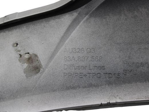 Накладка бампера задня нижня AUDI Q3 F3 2018-2025 83A807568, 83A807568, C