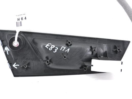 Ручка дверей внутрішня передня ліва BMW X3 E83 2006-2010 51413415580, 51413415580, B