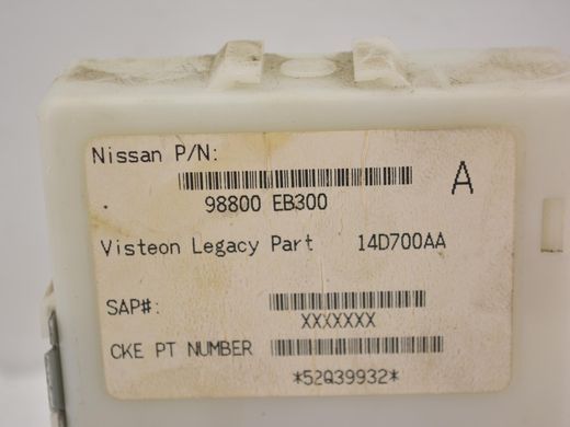 Блок управления NISSAN PATHFINDER R51 2005-2014 98800EB300, 98800EB300, A