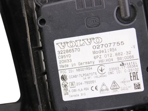 Радар задній правий VOLVO S60 SPA 2019-2024 (в зборі з 31477395, 32227724) 32286570, 32286570, A