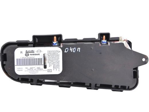Подушка спинки сидіння передня права NISSAN NAVARA D40 2010-2014 985H0JD00A, 985H0JD00A, A