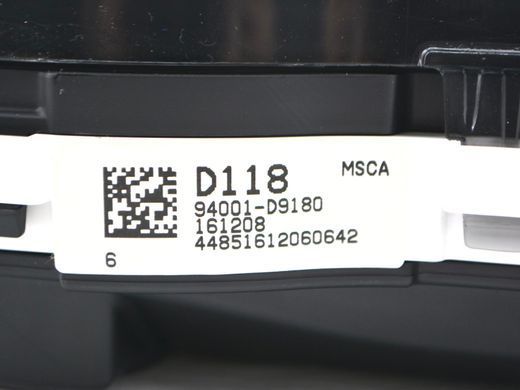 Панель приборов KIA SPORTAGE 4 QL 2015-2018 94001D9180, 94001D9180, A