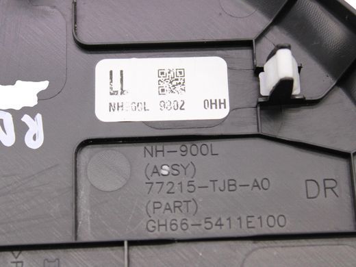 Накладка торпедо ліва ACURA RDX 2022-2026 77215-TJB-A01ZA, 77215-TJB-A01ZA, A