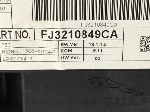 Панель приборов LAND ROVER RANGE ROVER EVOQUE L538 2011-2015 (FJ3210849CA) LR053160, LR053160, A