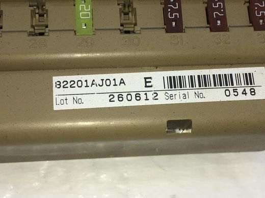 Блок запобіжників SUBARU OUTBACK B14 2010-2014 82201AJ01A, 82201AJ01A, A