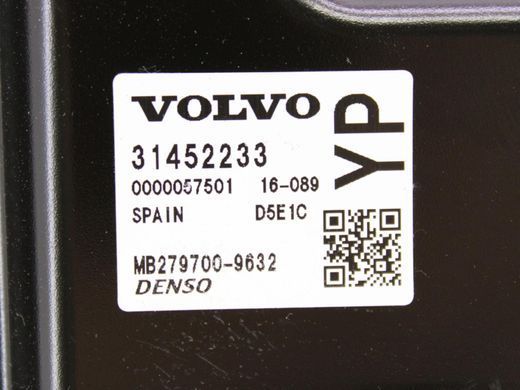 Блок управления двигателем VOLVO XC90 2015-2019 31452233, 31452233, A