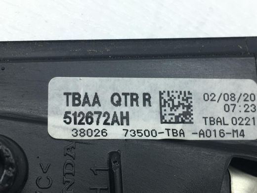 Стекло в кузов заднее правое HONDA CIVIC 2015-2021 73500-TBA-A01, 73500-TBA-A01, A