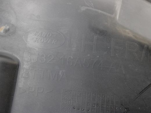 Подкрылок передний левый LAND ROVER RANGE ROVER EVOQUE L538 2015-2018 (передня частина, BJ3216A574AA) LR088357, LR088357, B