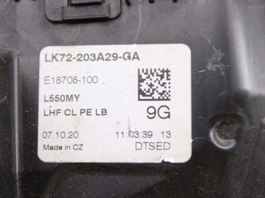 Замок двери передний левый LAND ROVER DISCOVERY SPORT L550 2019- (LR078731, 6+6 пінів) LK72203A29GA, LK72203A29GA, A