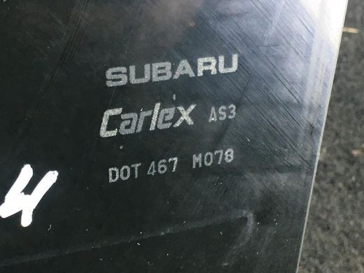 Скло дверей заднє ліве SUBARU OUTBACK B14 2010-2014 62011AJ01A, 62011AJ01A, B