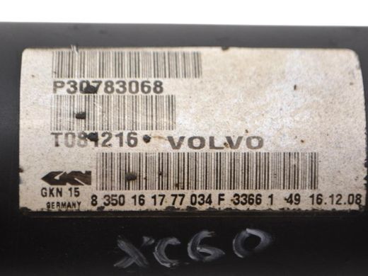 Привід передній лівий VOLVO XC60 2008-2013 (36001813, 31/40 шліців) 30783068, 30783068, A