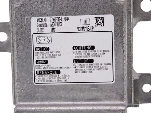 Блок управління AirBag ACURA RDX 2022-2026 (краш) 77960-TJB-A120-M4, 77960-TJB-A120-M4, A