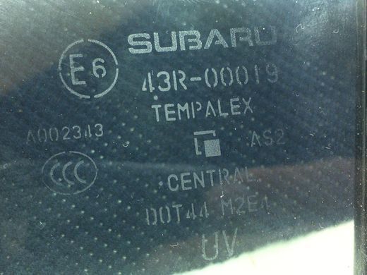 Стекло двери переднее левое SUBARU FORESTER S14 2018-2021 61012SJ110, 61012SJ110, A