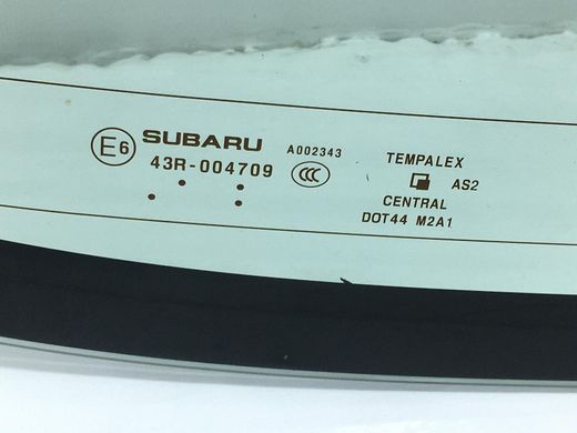 Скло кришки багажника SUBARU FORESTER S14 2018-2021 63019SJ000, 63019SJ000, A