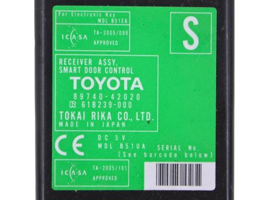 Блок управления центральным замком TOYOTA RAV4 CA30W 2005-2010 89740-42020, 89740-42020, A