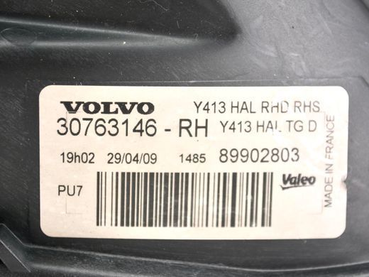 Фара передняя правая VOLVO XC60 2008-2013 (30763138) 30763146, 30763146, B