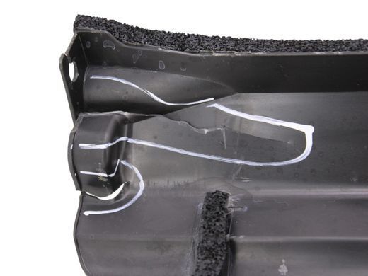 Дефлектор радіатора нижній NISSAN ROGUE T33 2023- 21579-6RZ5C, 21579-6RZ5C, B